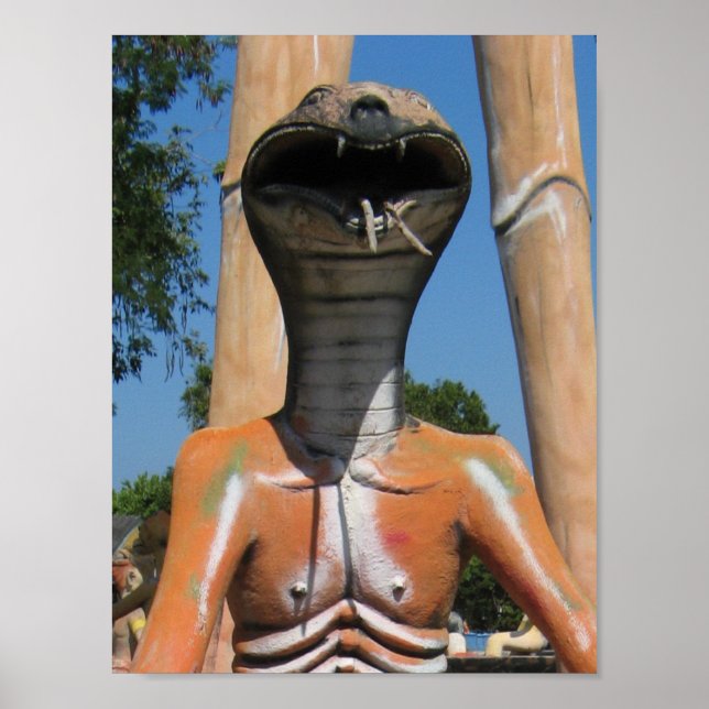 Pôster Cobra AKA Cobra Head ... Inferno budista (Frente)