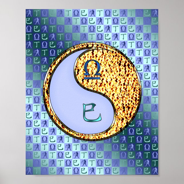 Poster Cobra de Libra e Fogo (Frente)