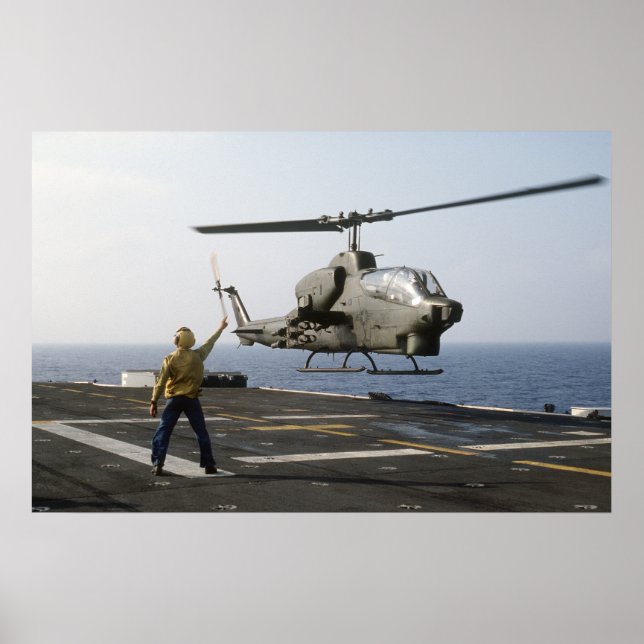 Poster Cobra do Mar AH-1T (Frente)