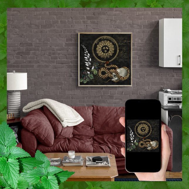 Poster Cobra e Berries (Criador carregado)