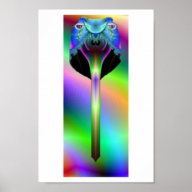 Pôster Cobra Fractal (Frente)