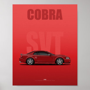Poster Cobra SVT Redfire Muscle