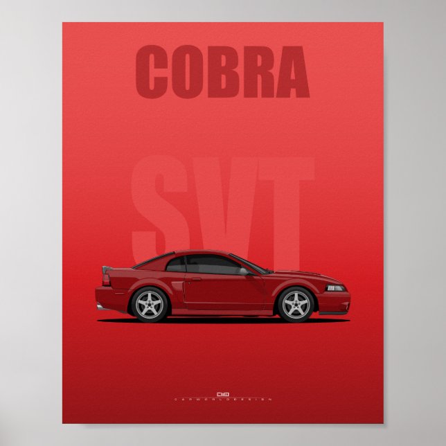 Poster Cobra SVT Redfire Muscle (Frente)