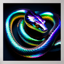Cobras iridescentes