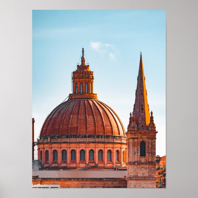 Poster Cobre e Céu: A Coroa de Valletta (Frente)