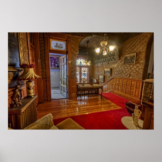 Poster Cobre King Mansion - Butte Montana (Frente)