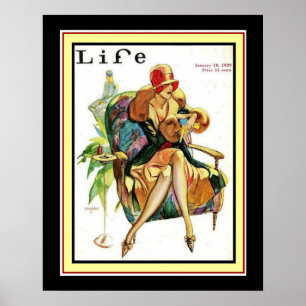 Pôster cobrir 16 x 20 da Life Art Deco 1929