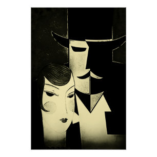Pôster Cobrir da revista Art deco