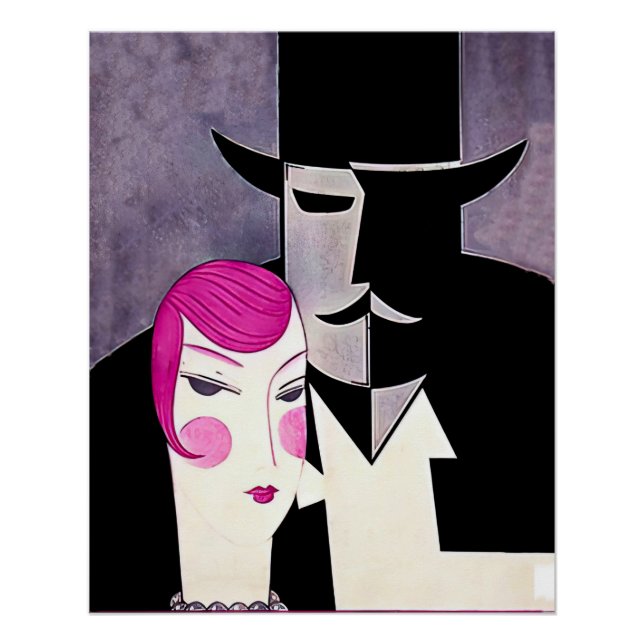 Pôster Cobrir da revista Art deco (Frente)