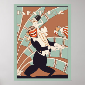 Pôster Cobrir da Revista Art Deco Cabaret