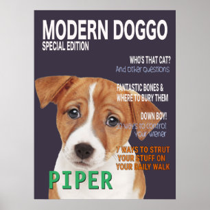 Poster Cobrir da Revista Jack Russell Terrier Parody