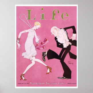 Pôster Cobrir da revista Life Flapper 1926