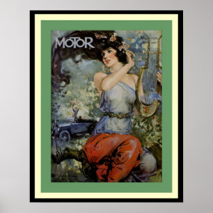 Pôster Cobrir da Revista Motor Vintage