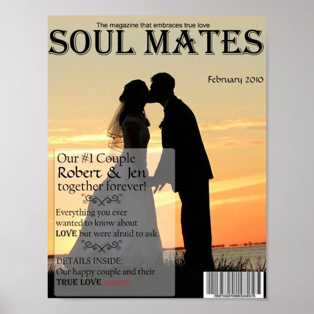 Poster Cobrir da Revista Soul Mates (Frente)