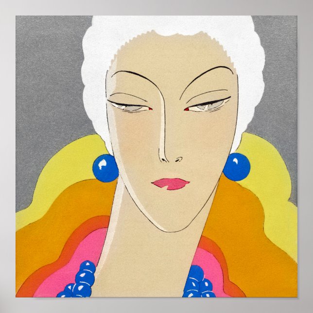 Poster Cobrir da Revista Vintage (Frente)