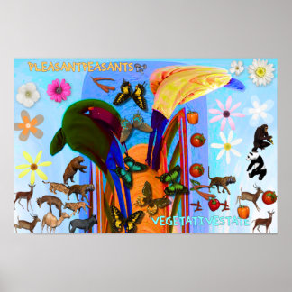 POSTER COBRIR DE ÁLBUM DE PEASANTES AGRADÁVEIS