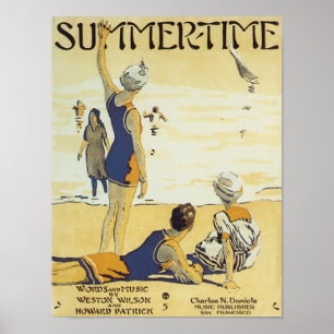 Pôster Cobrir de Dirigente de Verão