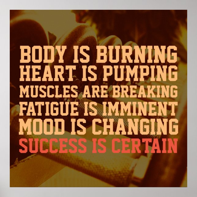 Poster cobrir de estilo de inspiração de exercícios de gi (Frente)