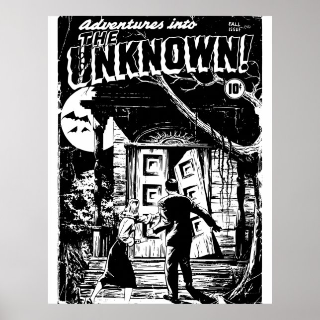 Poster Cobrir de Horror Comic Book Volume 001 (Frente)