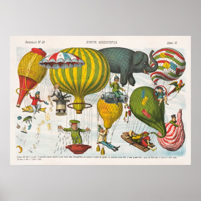 Poster Cobrir de jornal Vintage (Frente)