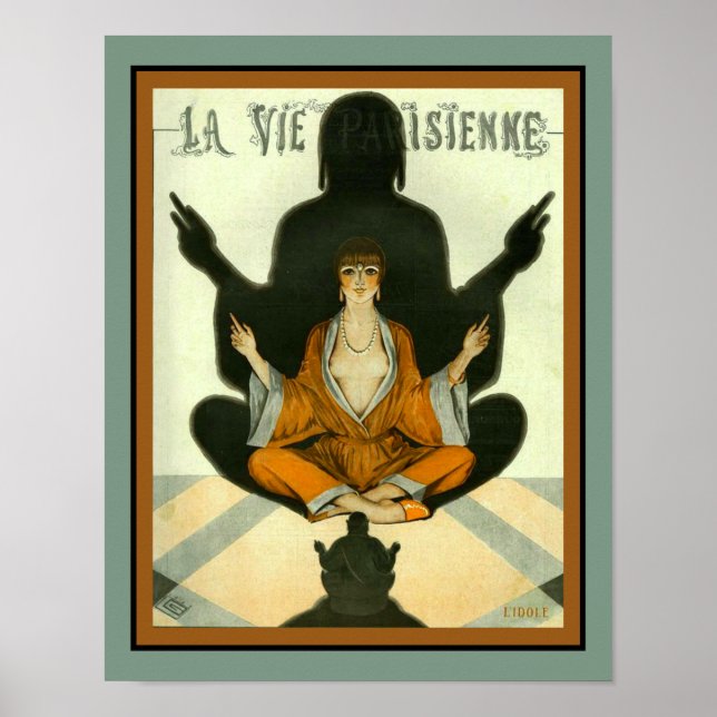 Poster cobrir de La Vie Parisienne Buddha 1927 (Frente)