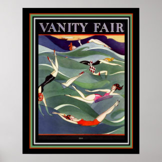 Pôster cobrir de maiô de Vanity Fair Deco 16x20