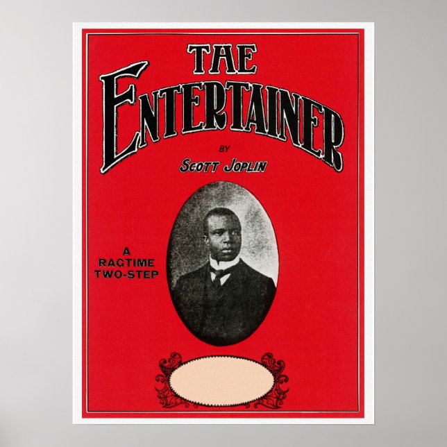 Poster Cobrir de Música Scott Joplin (Frente)