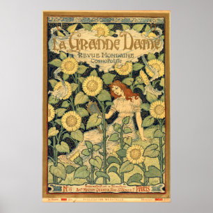 Pôster Cobrir de Nouveau 1893 da arte por Eugène Grasset