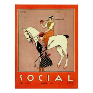 Pôster Cobrir de revista social