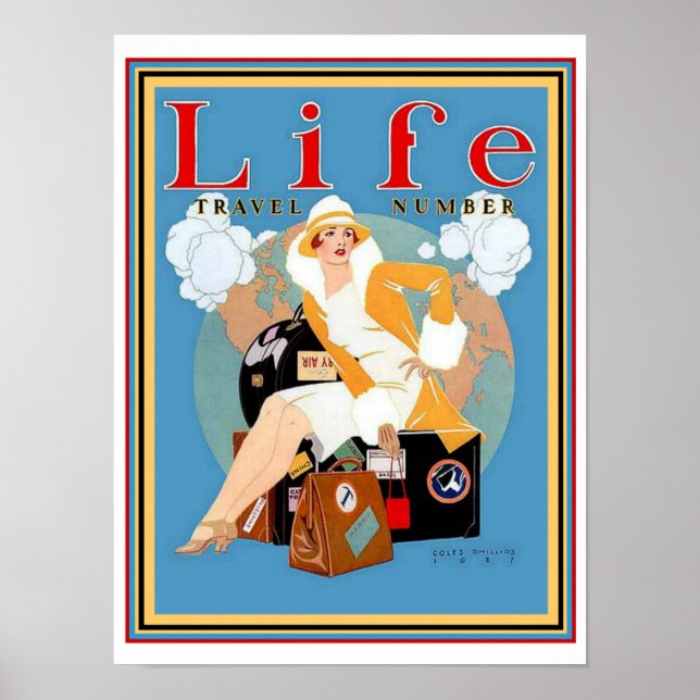 Pôster Cobrir Deco Life Viagem- Coles Phillips 12 x 16 (Frente)