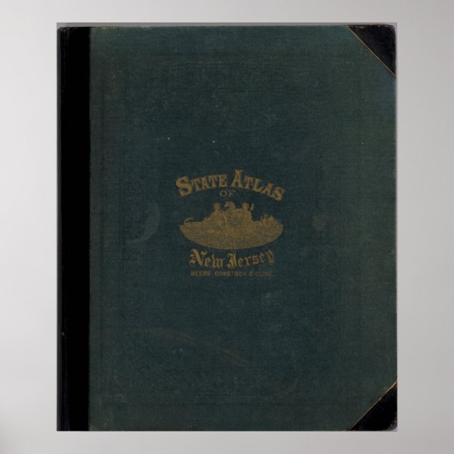 Poster Cobrir do Atlas New Jersey (Frente)