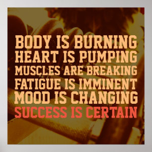 Pôster Cobrir do estilo da inspiração do exercício do 