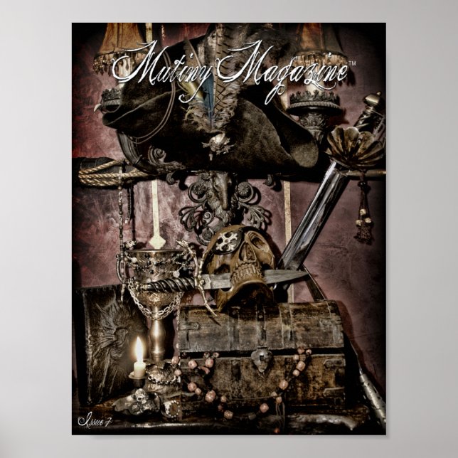 Poster Cobrir frontal 7 da edição da revista Mutionzine (Frente)