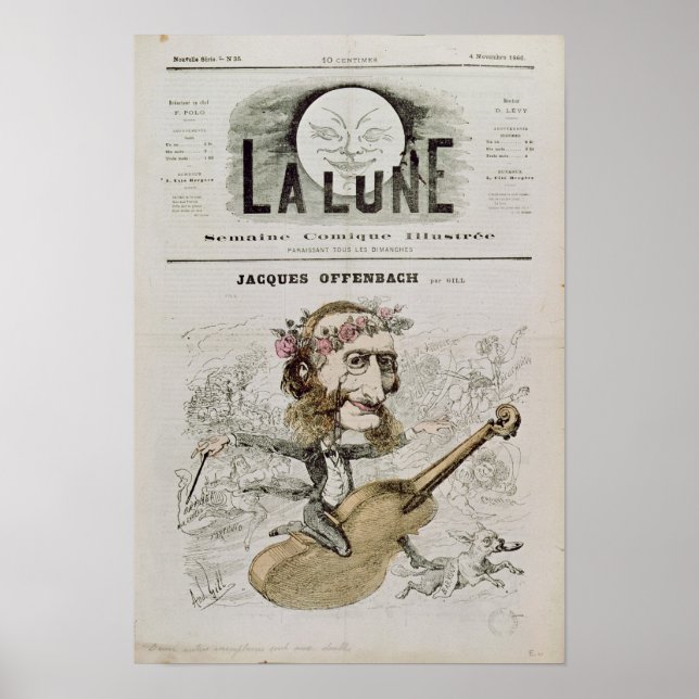 Pôster Cobrir frontal do 'La Lune' (Frente)