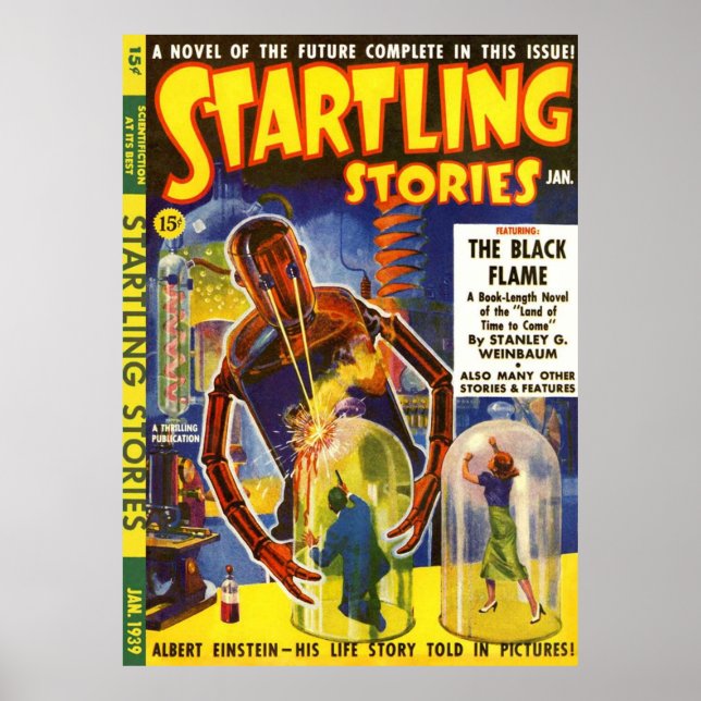 Poster Cobrir gigante robô de raio de calor (Frente)