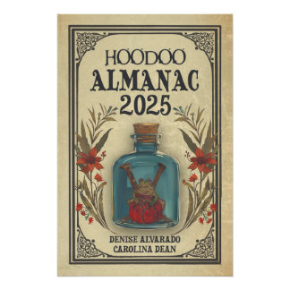 Pôster Cobrir Hoodoo Almanac 2025