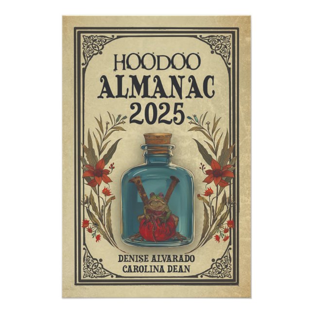 Pôster Cobrir Hoodoo Almanac 2025 (Frente)
