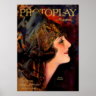 Poster cobrir para revista Photoplay 1920