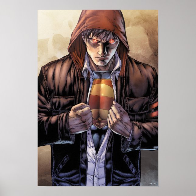 Poster Cobrir Terrestre Super-Homem - Cor (Frente)