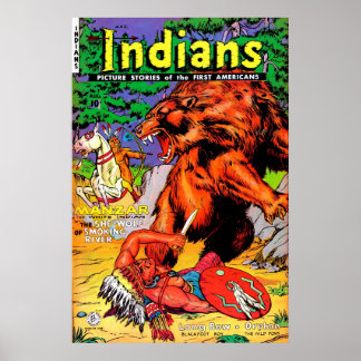 Poster Cobrir Vintage Comic