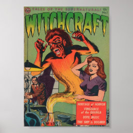 Poster Cobrir Vintage Comic