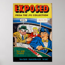 Poster Cobrir Vintage Comic