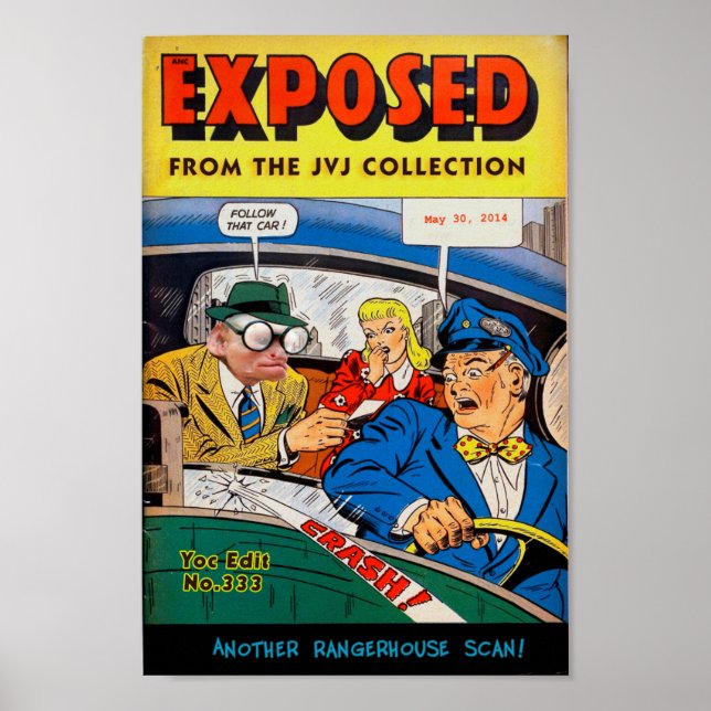 Poster Cobrir Vintage Comic (Frente)