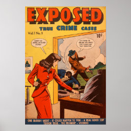 Poster Cobrir Vintage Comic
