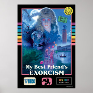 Poster Cobrir Vintage VHS do Exorcismo do Meu Melhor Amig