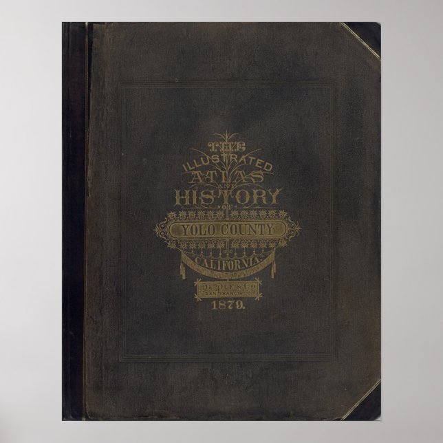 Pôster Cobrir Yolo Co atlas (Frente)