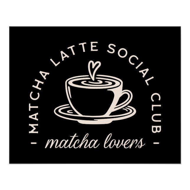Pôster Cocha latte amantes aspas (Frente)
