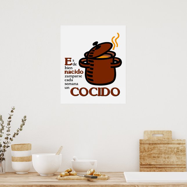 Poster Cocido (Cozinha)