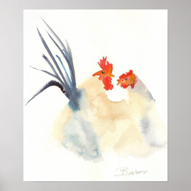 Pôster Cocka-doodle, querida (Frente)