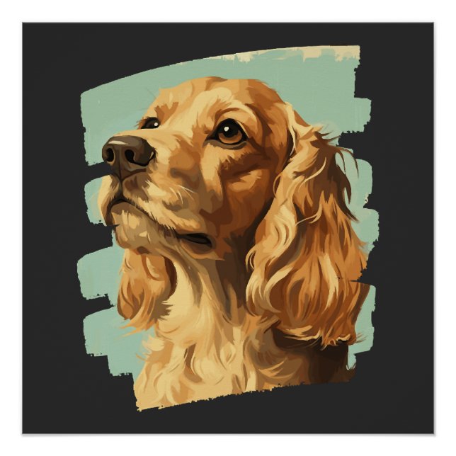 Pôster Cocker Spaniel (Frente)